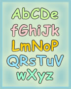 alphabet letters